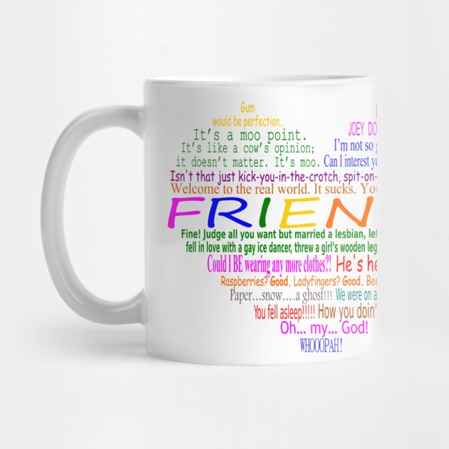 Friends TV Quotes Heart by snknjak